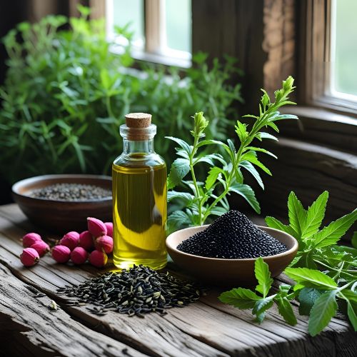 + Rosemary Oil + Black Seed Oil