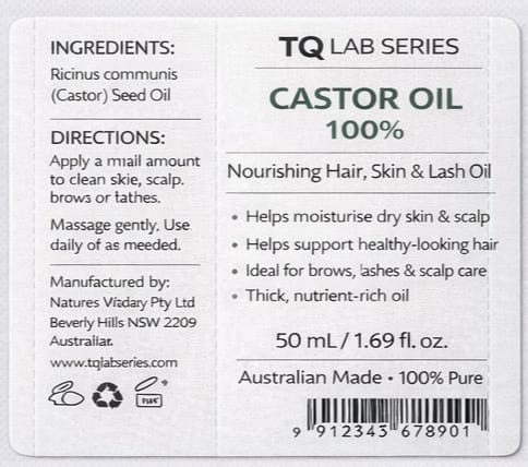 Castor Oil Pure Hundred Percent 50 ml