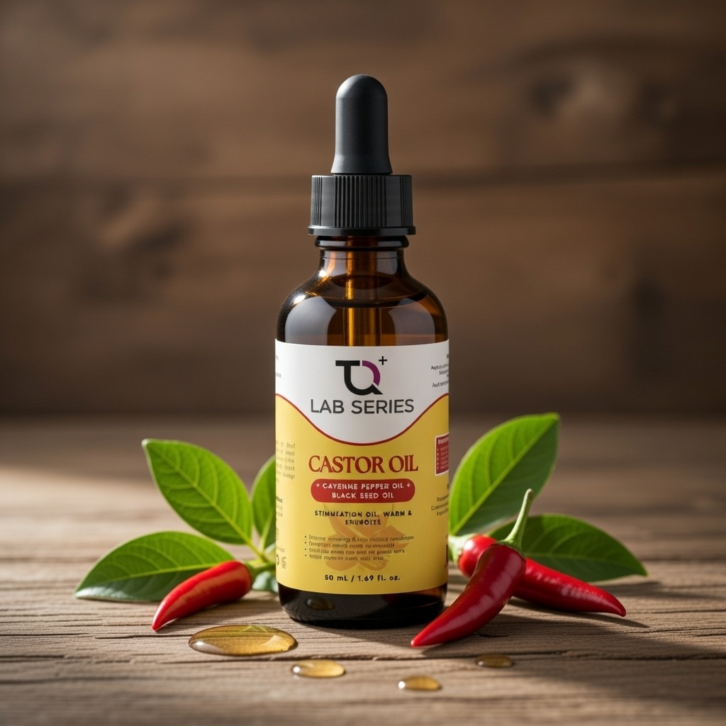 Castor Oil + Cayenne Pepper & Black Seed Oil - 50 ml
